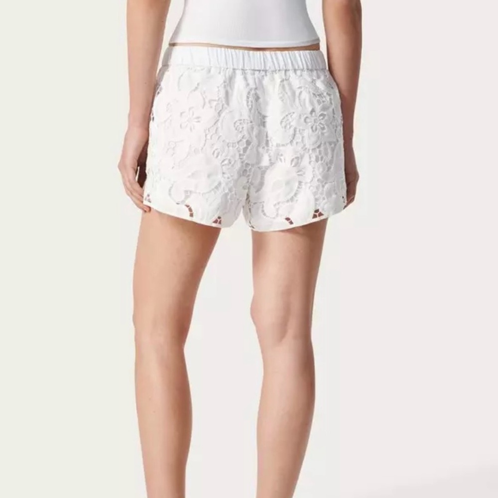 RAG & BONE White Amy Lace Shorts size small - Picture 2 of 9